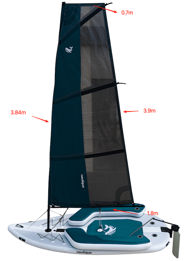 Nautiqua | STARSAIL | Inflatable 3 Chamber Sailing dinghy - The Vitality Estate