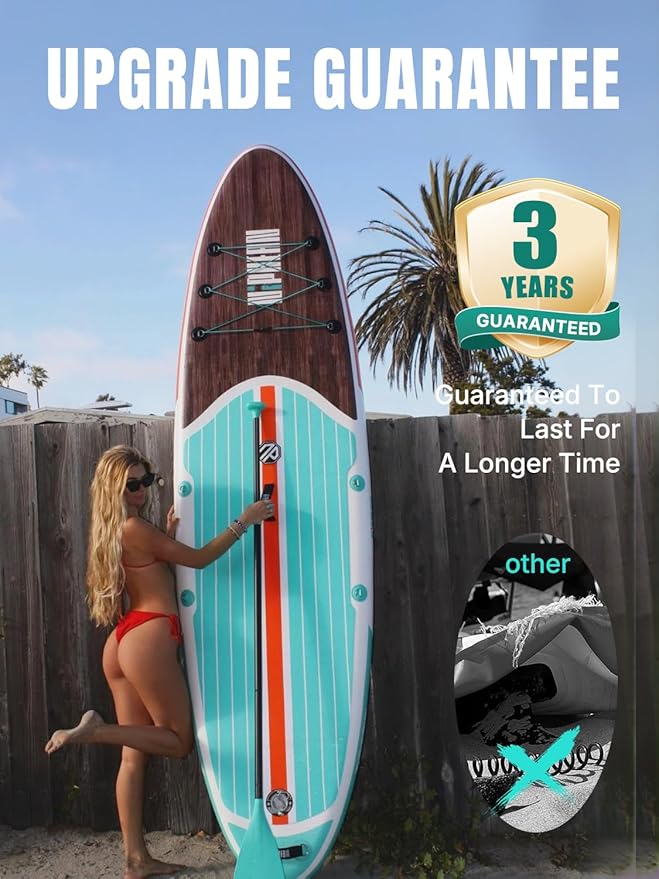 Niphean Inflatable Stand Up Paddle Board with SUP Accessories, Anti-Slip EVA Deck, 10’6’’ Inflatable Paddle Boards for Adults & Youth of All Skill Levels - The Vitality Estate