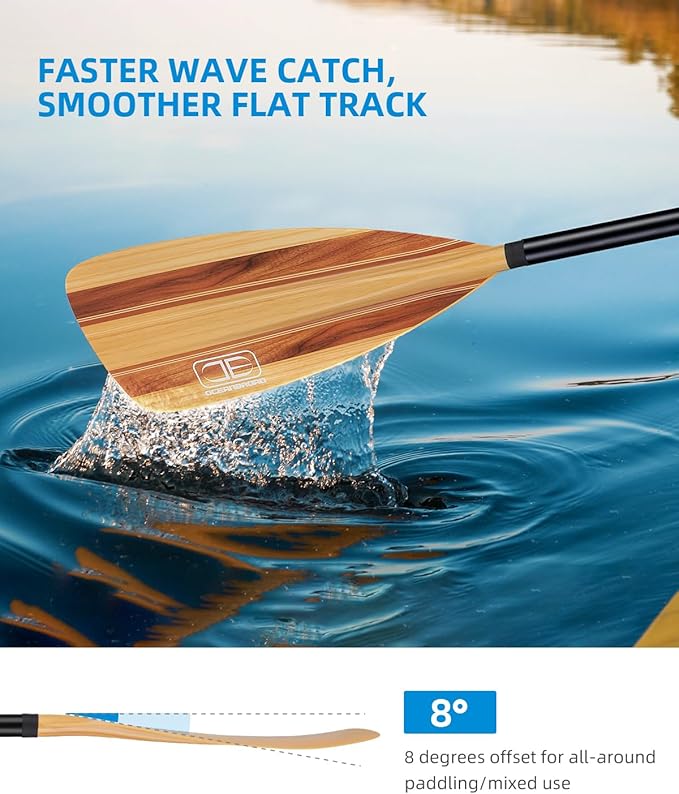 OCEANBROAD SUP Paddle - Adjustable Stand-Up Paddle for Paddleboard Kayak, Adjustable Aluminum Alloy Shaft with Reinforced Nylon Blades - The Vitality Estate
