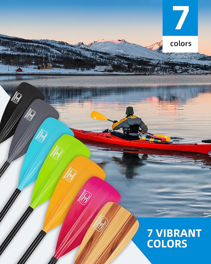 OCEANBROAD SUP Paddle - Adjustable Stand-Up Paddle for Paddleboard Kayak, Adjustable Aluminum Alloy Shaft with Reinforced Nylon Blades - The Vitality Estate