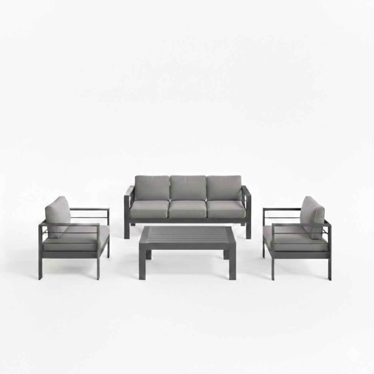 Outdoor Patio Set, All-Weather & Thick Cushions - The Vitality Estate