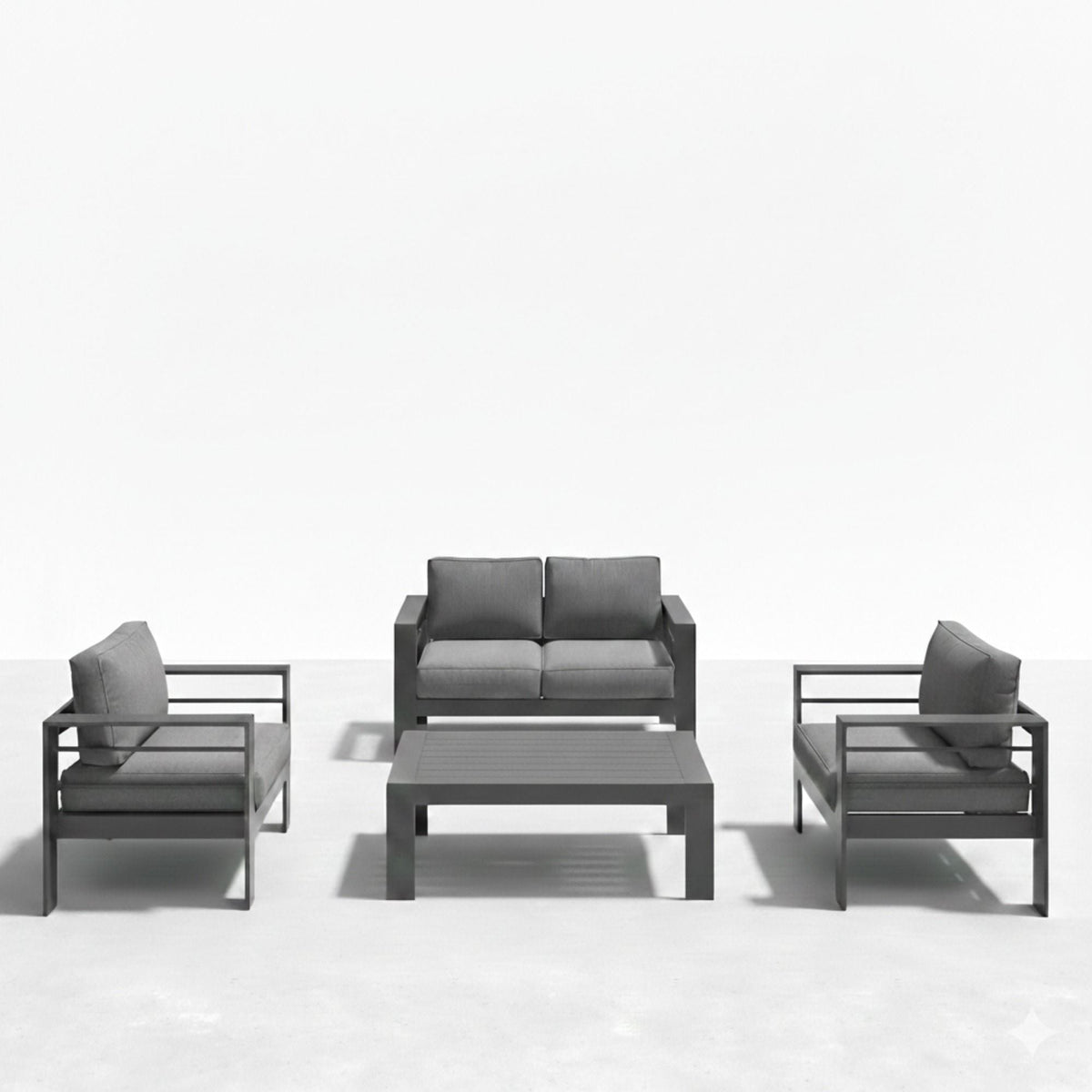 Outdoor Patio Set, All-Weather & Thick Cushions - The Vitality Estate