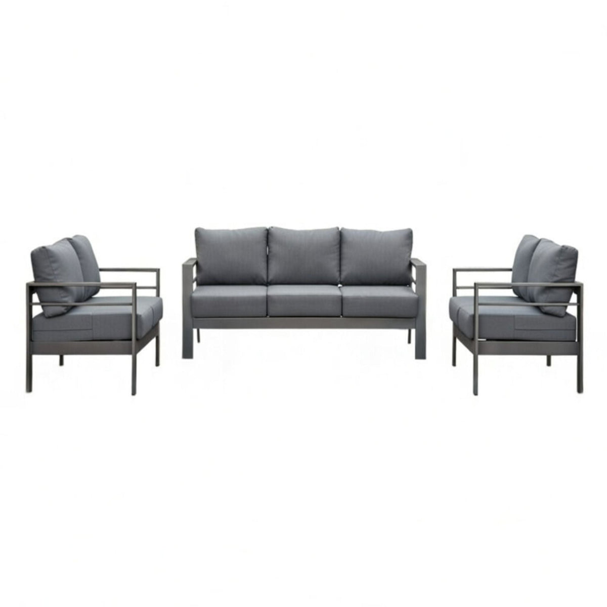 Outdoor Patio Set, All-Weather & Thick Cushions - The Vitality Estate