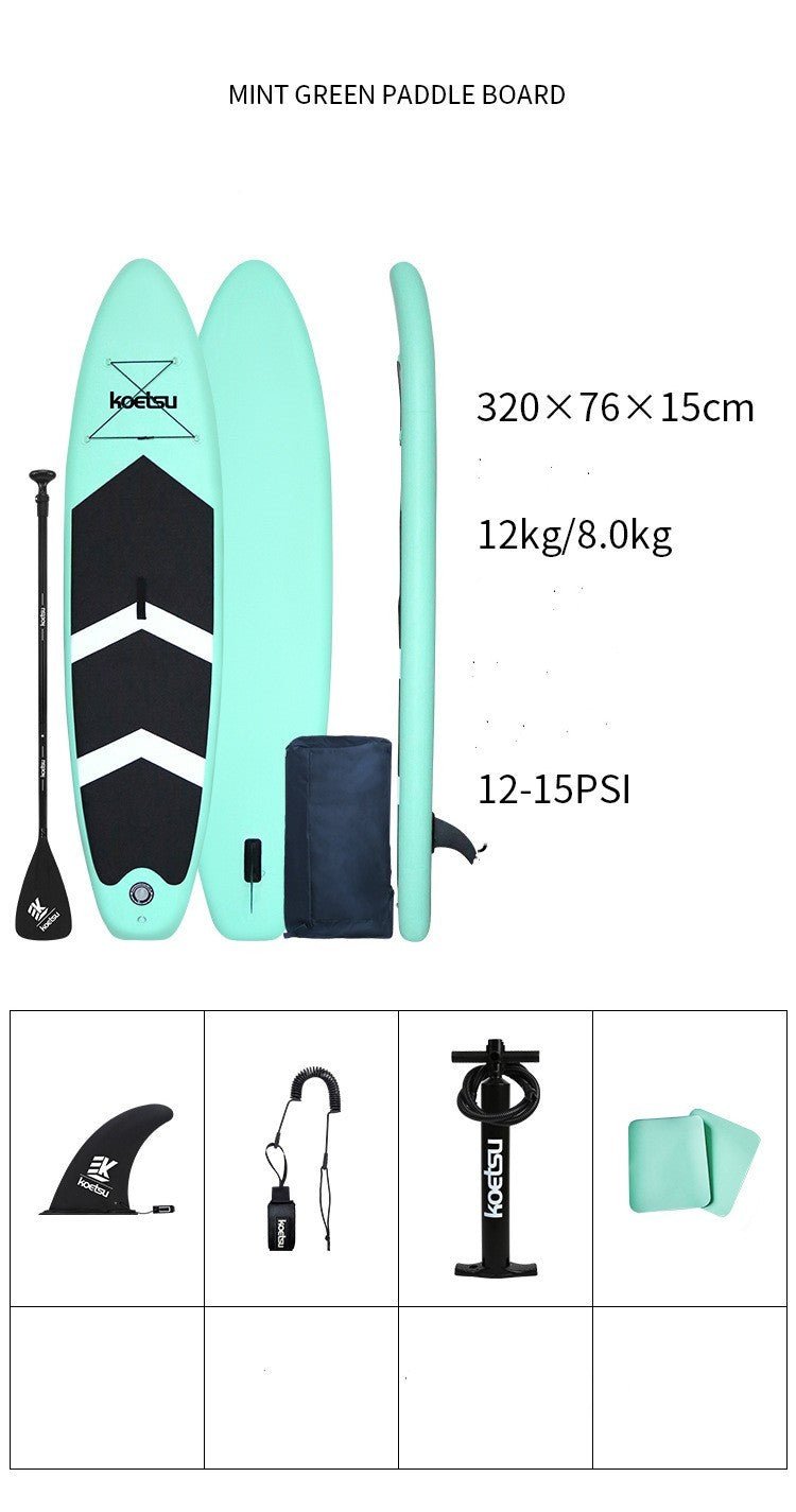 Paddleboard Standing Paddleboard Beginner Surfboard Water Ski Inflatable Paddle Board - The Vitality Estate