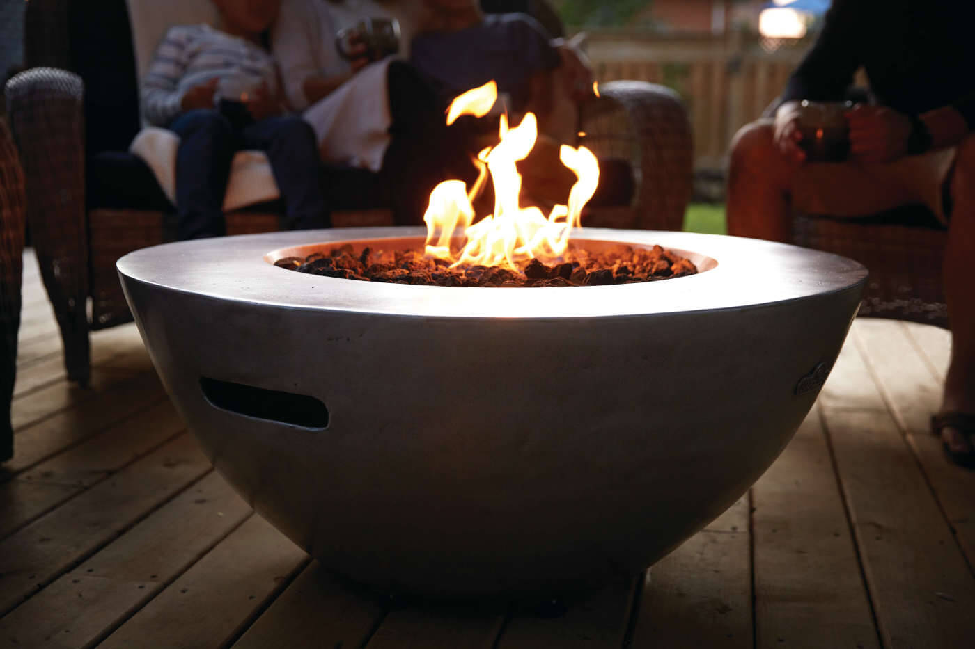 Patio Elegance 36-Inch Round Fire Table – Nexus Patioflame Table - The Vitality Estate