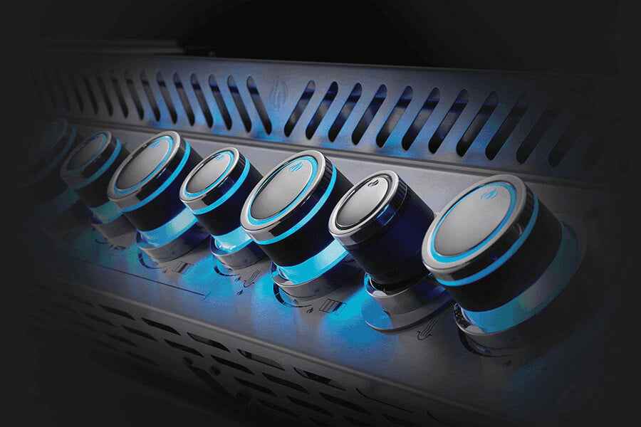 Patio Elegance Gas Grill - Built-in Prestige PRO™ 825 with Infrared Rear Burner - The Vitality Estate