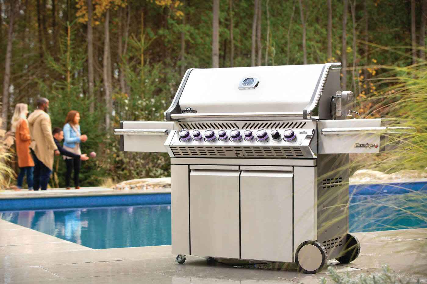 Patio Elegance Gas Grill Prestige PRO 665 RSIB with Infrared Side and Rear Burners - The Vitality Estate