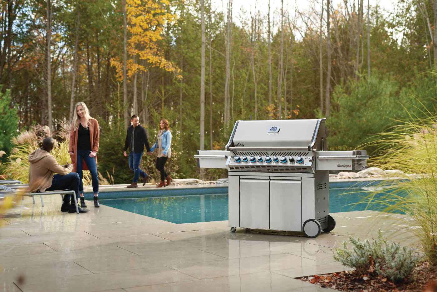 Patio Elegance Gas Grill Prestige PRO 665 RSIB with Infrared Side and Rear Burners - The Vitality Estate