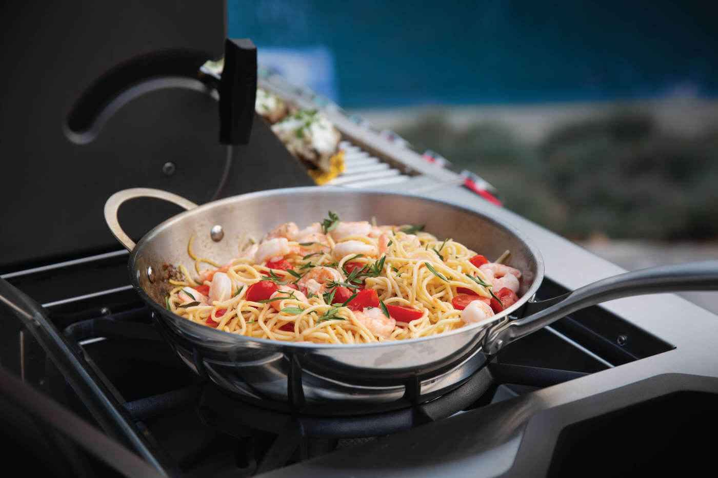 Patio Elegance Gas Grill Prestige PRO 825 RSBI with Power Side Burner and Infrared Features - The Vitality Estate