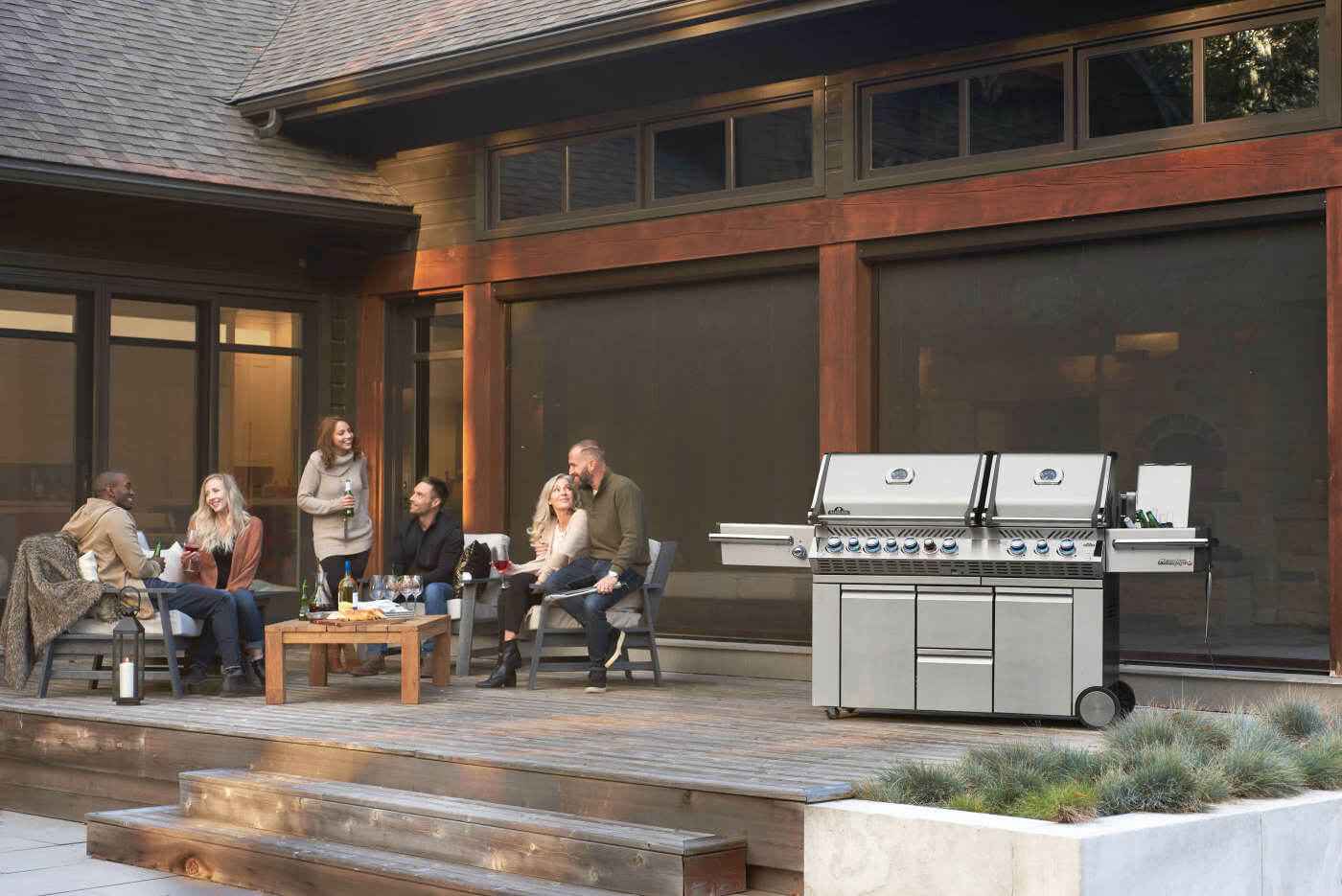 Patio Elegance Gas Grill Prestige PRO 825 RSBI with Power Side Burner and Infrared Features - The Vitality Estate