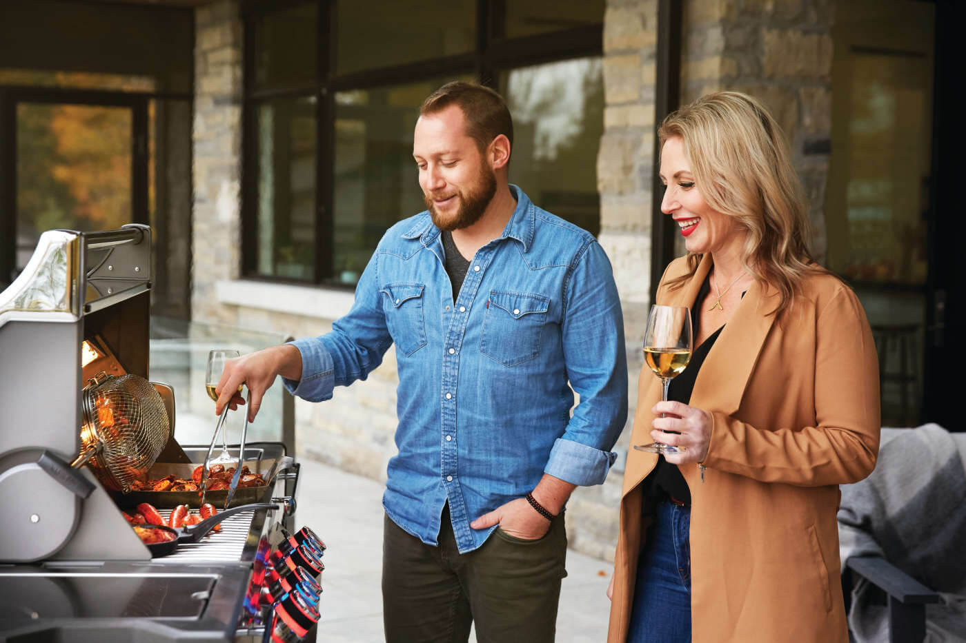 Patio Elegance Grill Prestige PRO 500 RSIB Gas Grill with Infrared Side and Rear Burners - The Vitality Estate