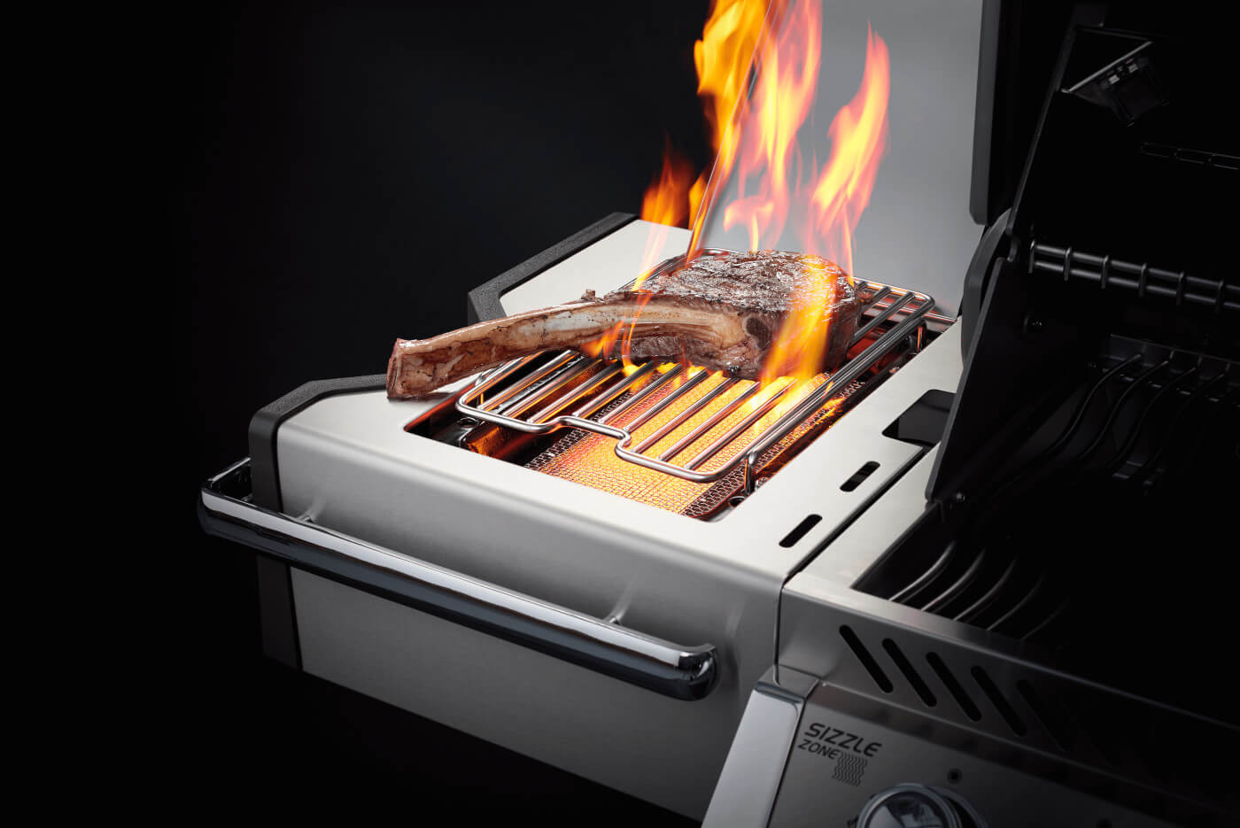Patio Elegance Grill Prestige PRO 500 RSIB Gas Grill with Infrared Side and Rear Burners - The Vitality Estate