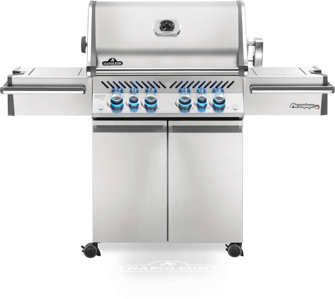 Patio Elegance Grill Prestige PRO 500 RSIB Gas Grill with Infrared Side and Rear Burners - The Vitality Estate