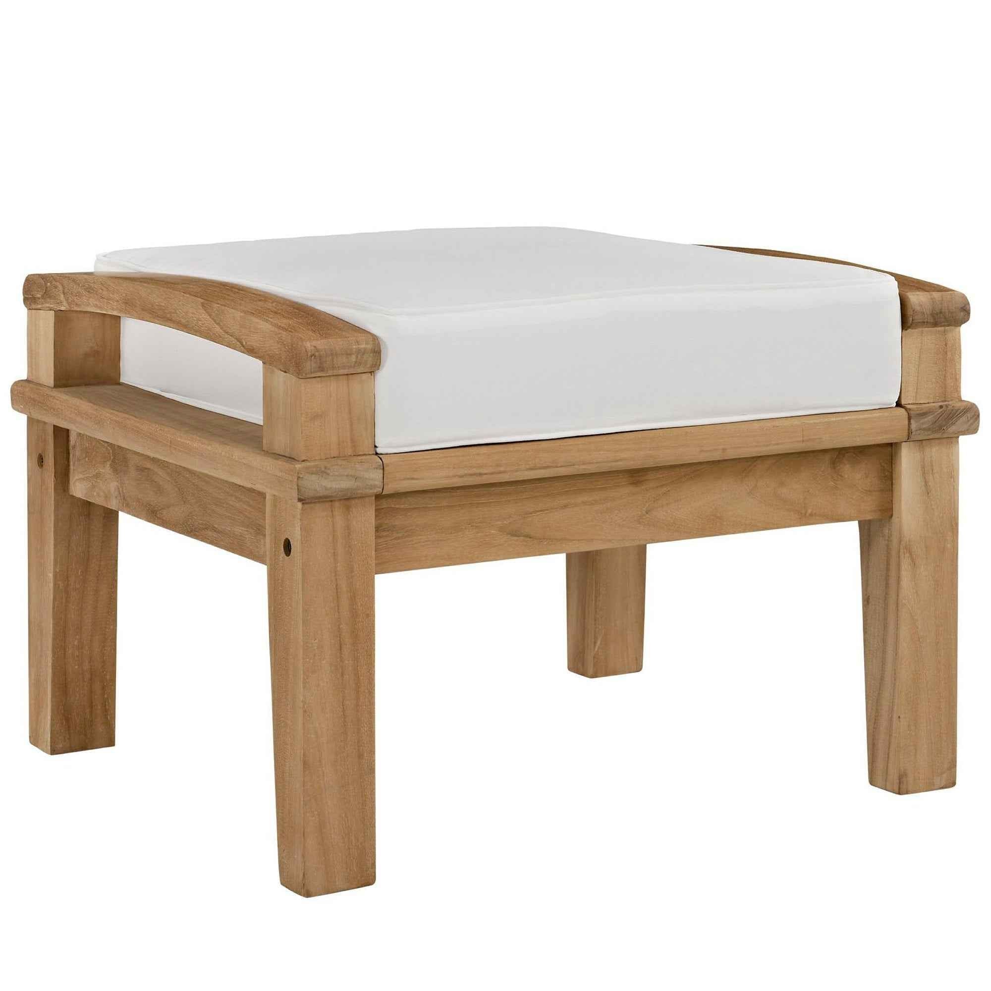Patio Elegance Outdoor Lounge Set - Marina 9-Piece Teak Collection by Modway - The Vitality Estate