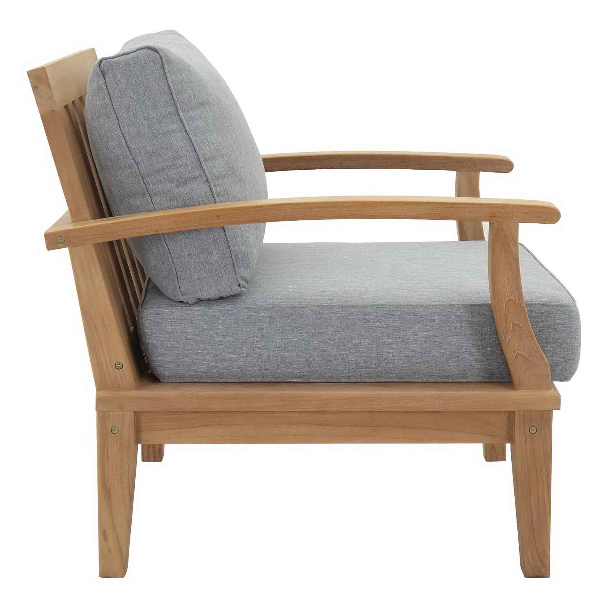 Patio Elegance Outdoor Lounge Set - Marina 9-Piece Teak Collection by Modway - The Vitality Estate