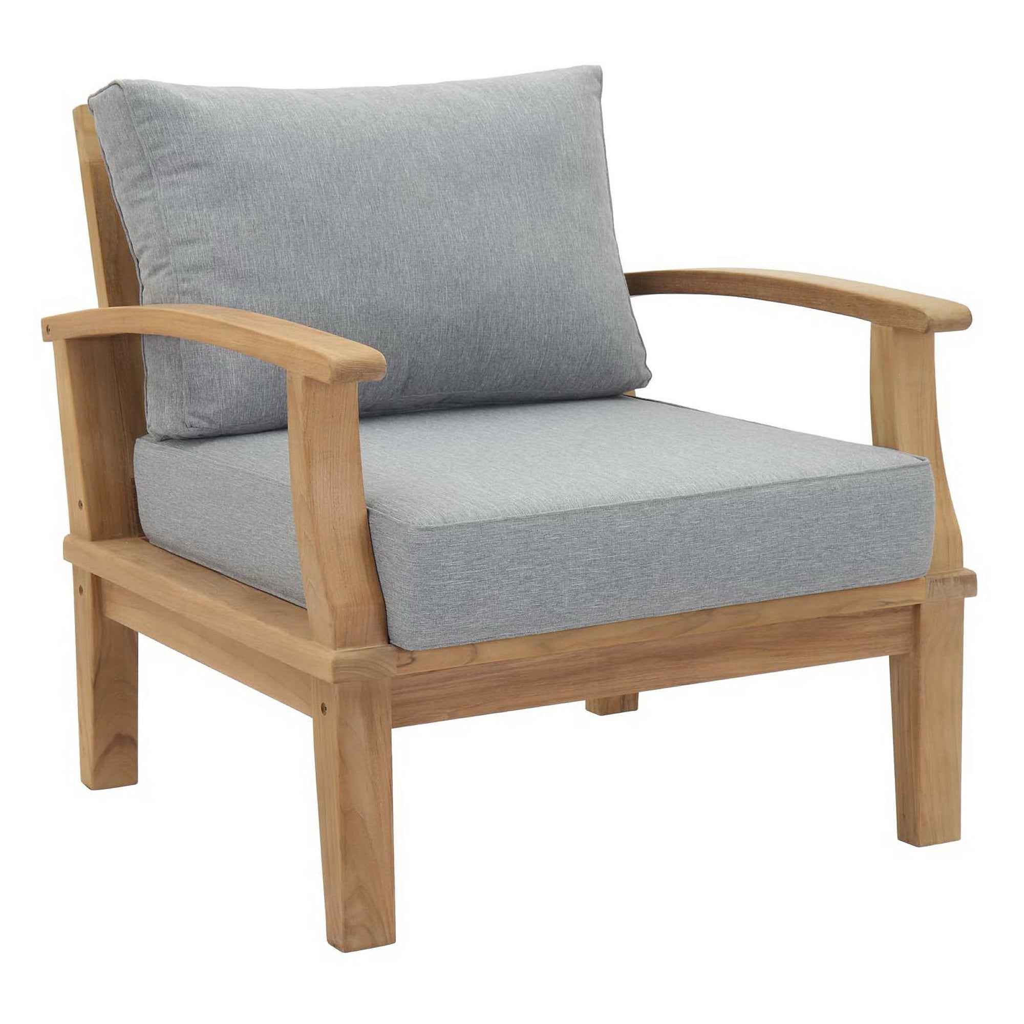 Patio Elegance Outdoor Lounge Set - Marina 9-Piece Teak Collection by Modway - The Vitality Estate
