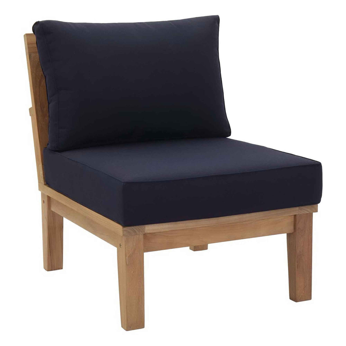 Patio Elegance Outdoor Lounge Set - Marina 9-Piece Teak Collection by Modway - The Vitality Estate