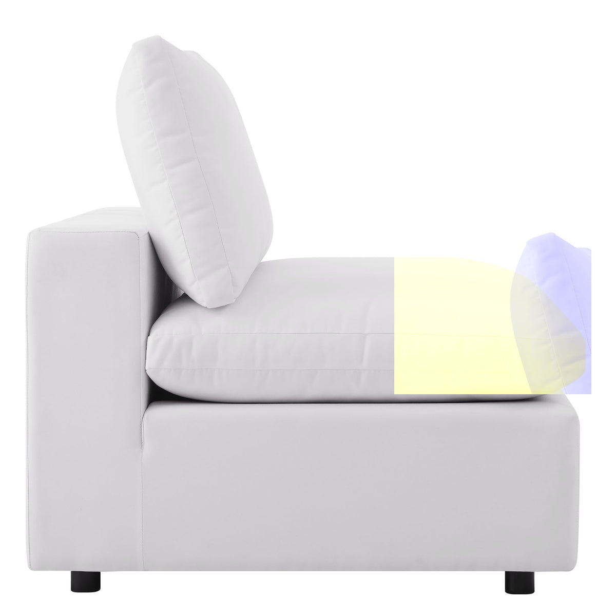 Patio Elegance Outdoor Sectional Sofa Set by Modway – Stylish 5-Piece Furniture for Patios - The Vitality Estate