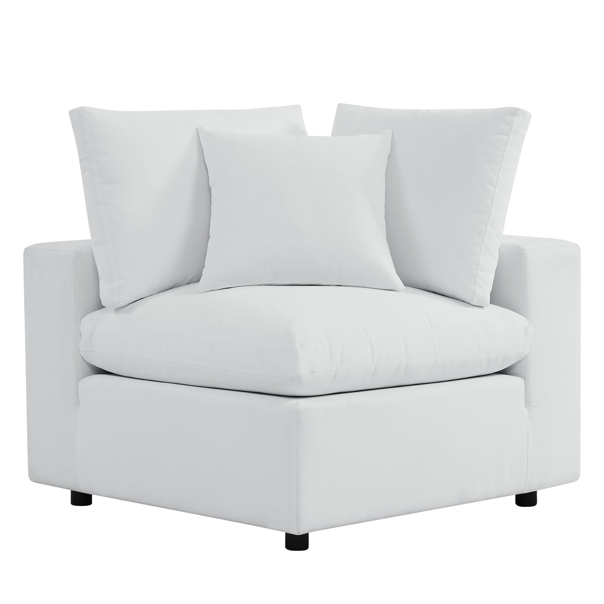 Patio Elegance Sectional Sofa - Saybrook 8-Piece Outdoor Upholstered Sofa by Modway - The Vitality Estate