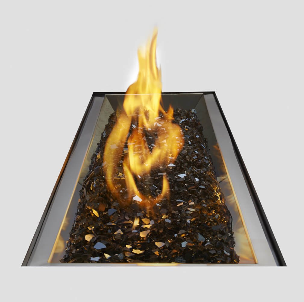Patio Elegance St. Tropez Fire Table – Square Patioflame Table - The Vitality Estate