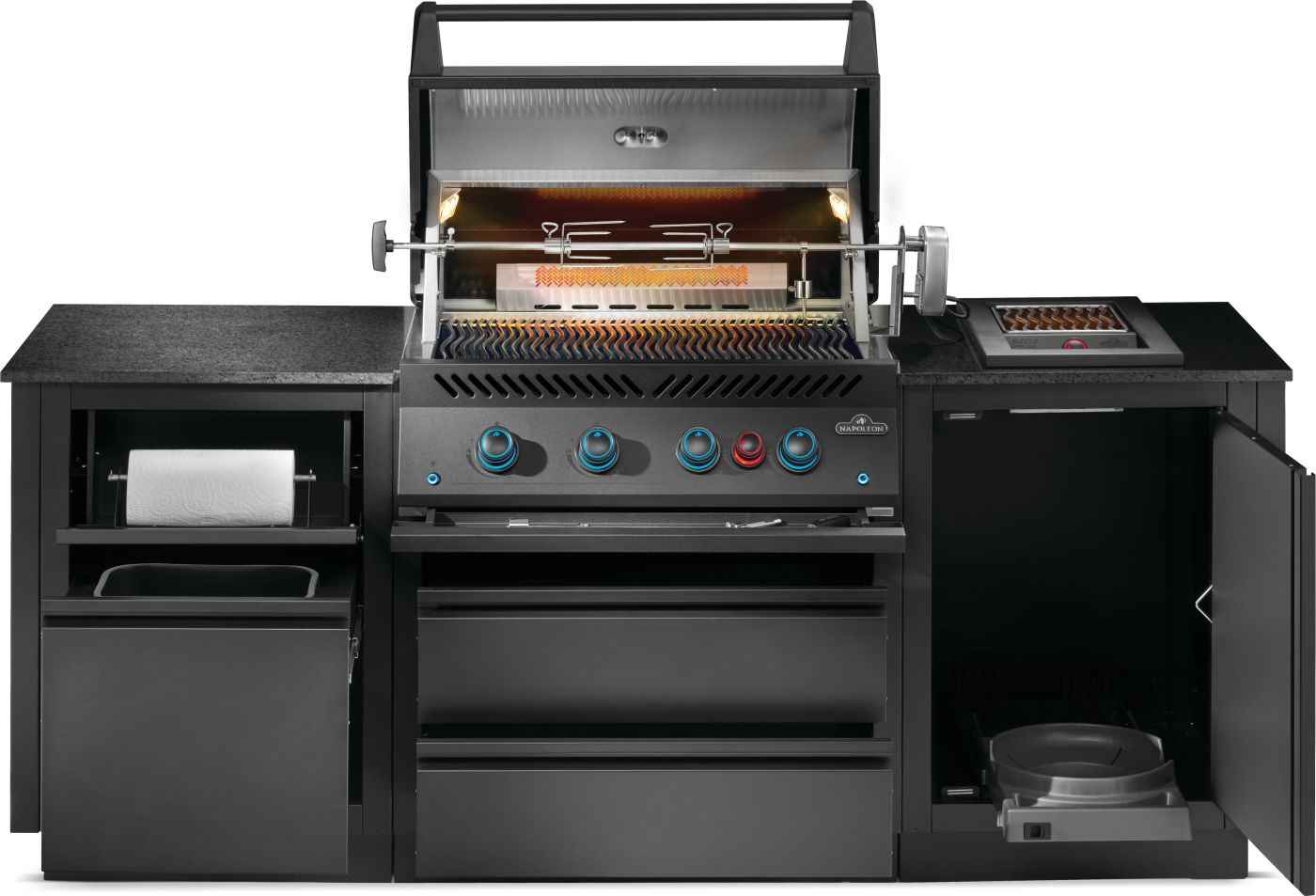 Patio Outdoor Kitchen - Patio Elegance OASIS™ 300 with Built-in 700 Series 32" Gas Grill - The Vitality Estate