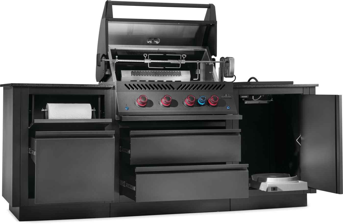 Patio Outdoor Kitchen - Patio Elegance OASIS™ 300 with Built-in 700 Series 32" Gas Grill - The Vitality Estate