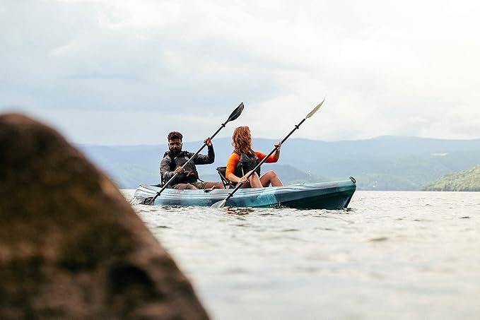 Perception Tribe 13.5 Sit on Top Tandem Kayak for All-Around Fun Large Rear Storage with Tie Downs - The Vitality Estate