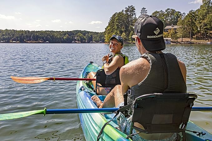 Perception Tribe 13.5 Sit on Top Tandem Kayak for All-Around Fun Large Rear Storage with Tie Downs - The Vitality Estate