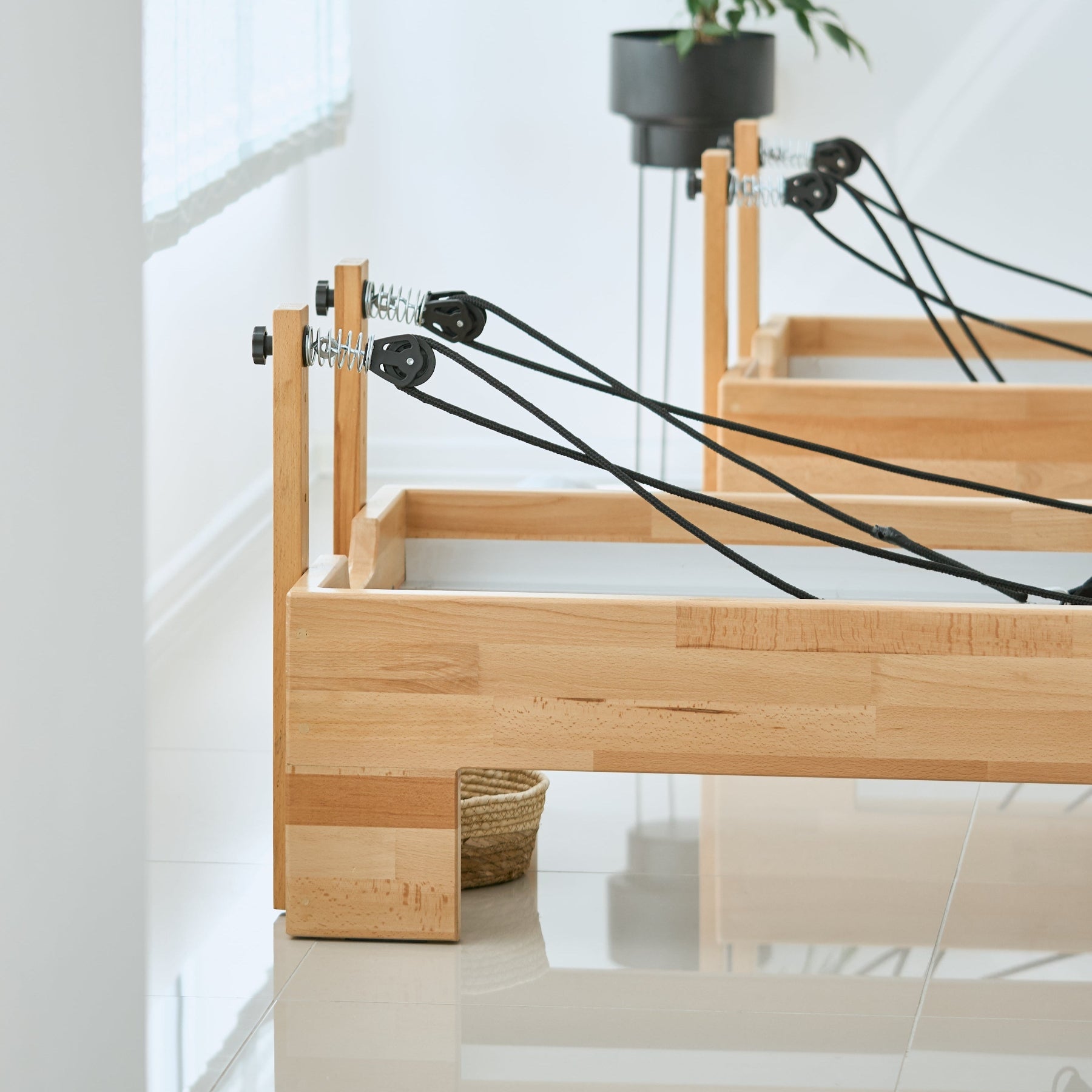 Pilates Reformer Wooden Frame - The Vitality Estate