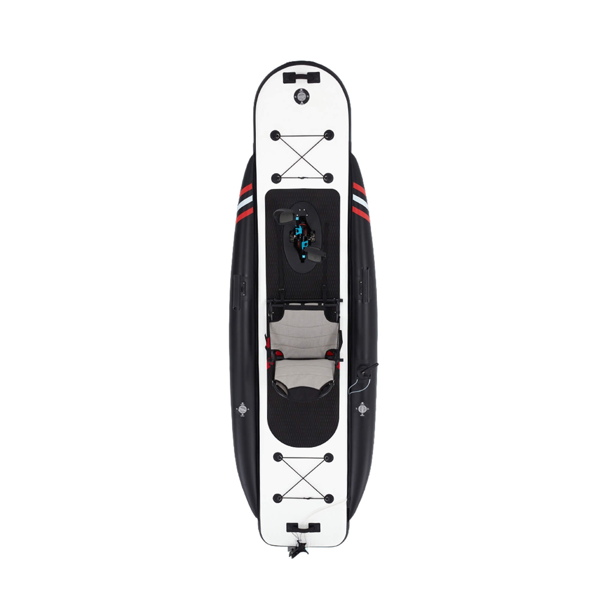 Premium 12FT Lightweight Inflatable Fishing Kayak With Pedal System (SAK15079) - The Vitality Estate
