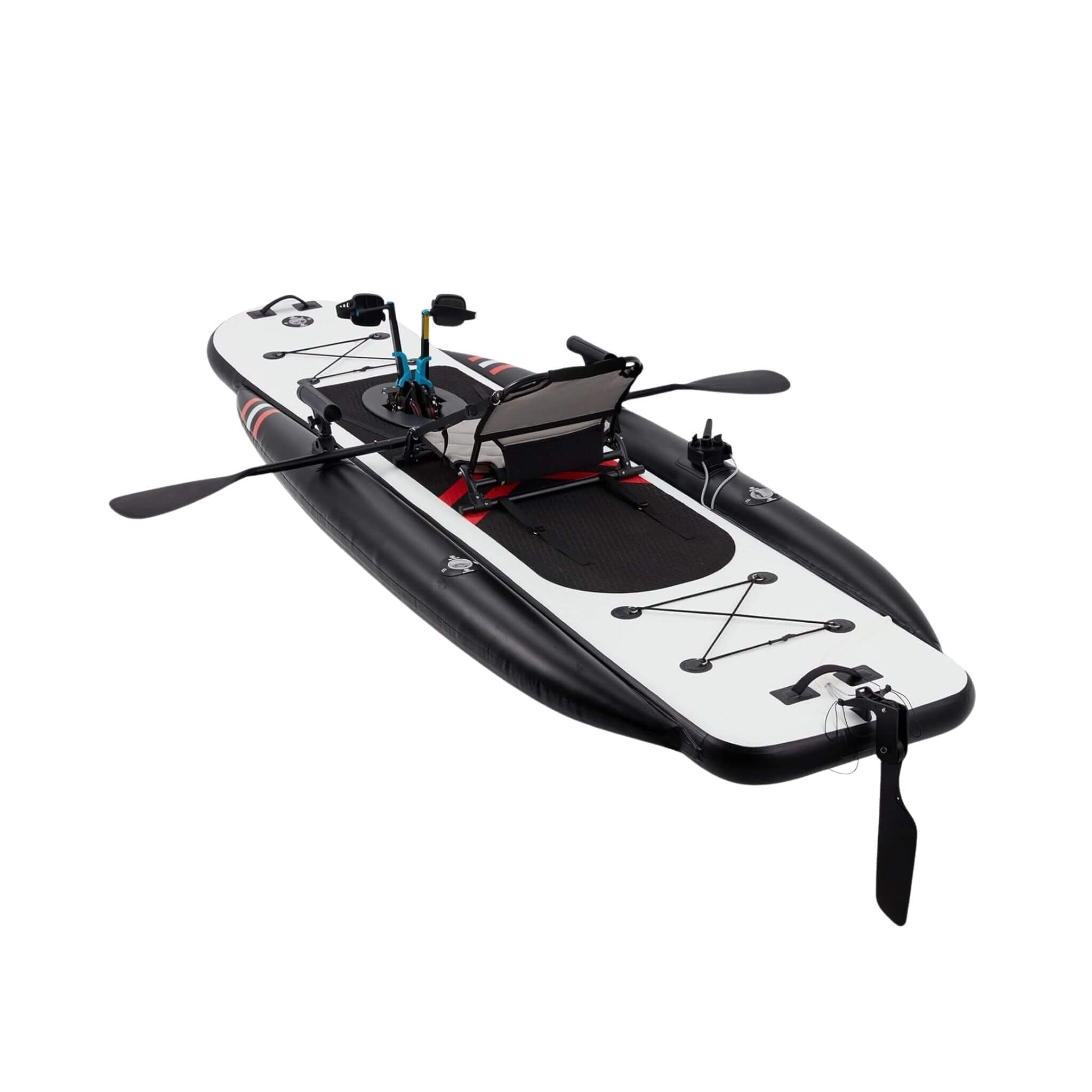 Premium 12FT Lightweight Inflatable Fishing Kayak With Pedal System (SAK15079) - The Vitality Estate