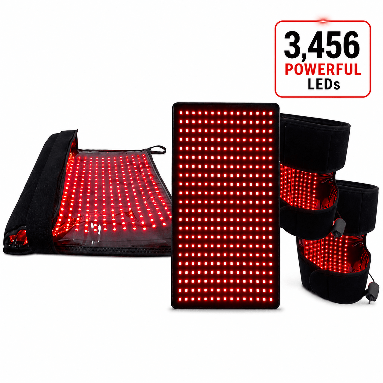 Red Light Neuropathy and Circulation Support System for Feet, Calves, Lower Back. 3,456 LEDs in System - The Vitality Estate