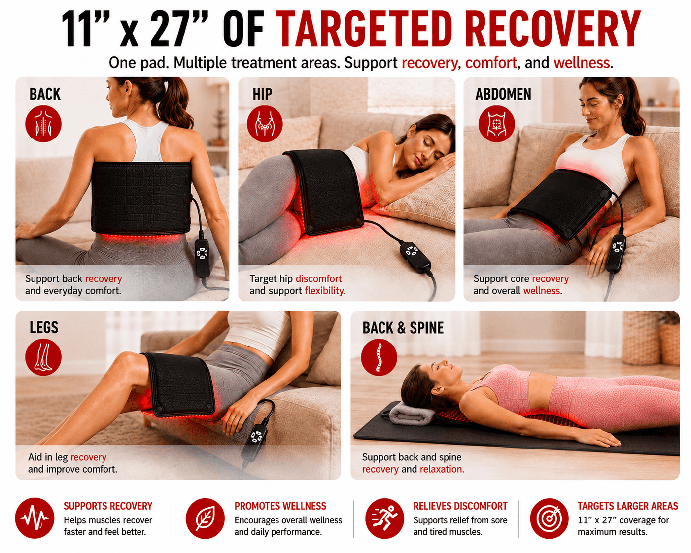 Red Light Therapy VersaDome Pro 2-in-1 – Face & Body Device with 1,998 LEDs - The Vitality Estate
