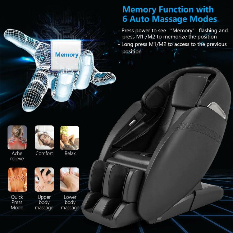 Relaxation 09 - Electric Zero Gravity Heated Massage Chair with SL Track - The Vitality Estate
