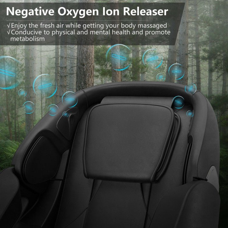 Relaxation 09 - Electric Zero Gravity Heated Massage Chair with SL Track - The Vitality Estate