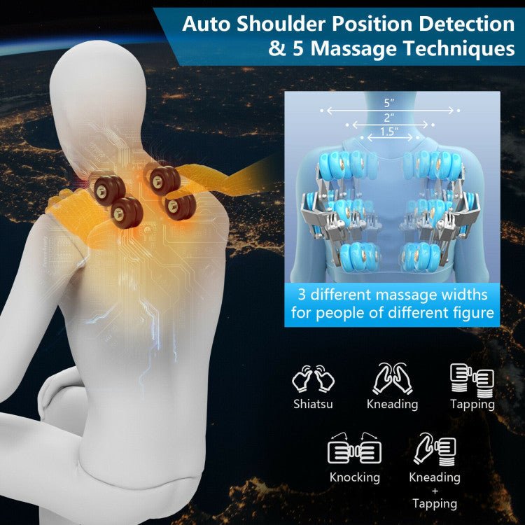 Relaxation 09 - Electric Zero Gravity Heated Massage Chair with SL Track - The Vitality Estate