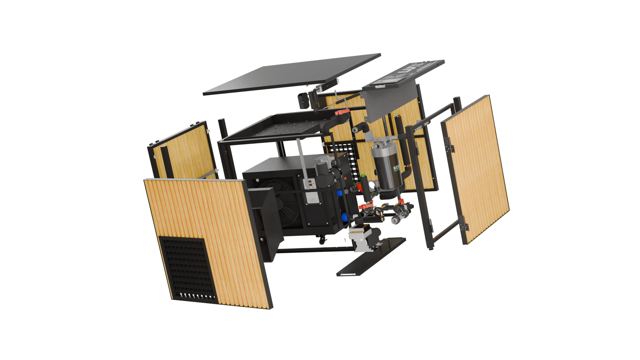 RevX Acrylic X Tub Cold Plunge + LUX High Performance Chiller and Filtration System - The Vitality Estate