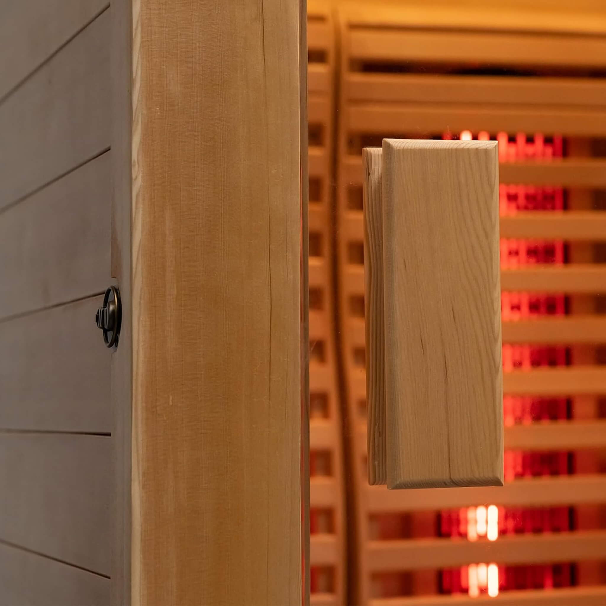Rövia Luma 2-Person Indoor Hybrid Sauna Room With Infrared And 3.5KW Steam Heater (SAK83750) - The Vitality Estate