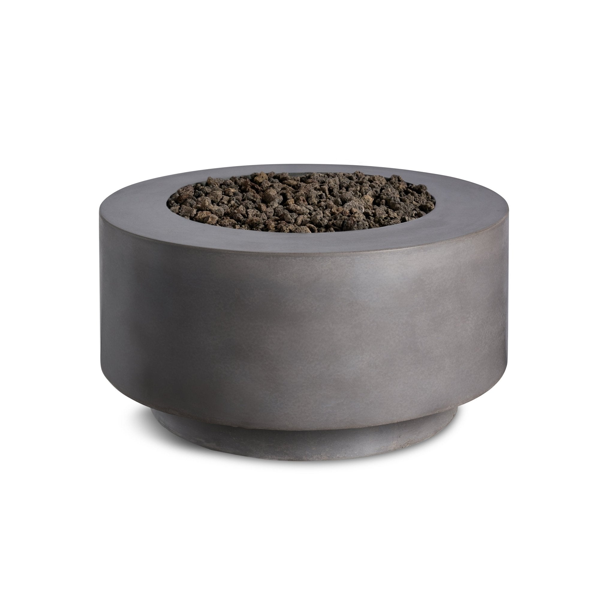 Rund | Cylindrical Concrete Fire Bowl - The Vitality Estate