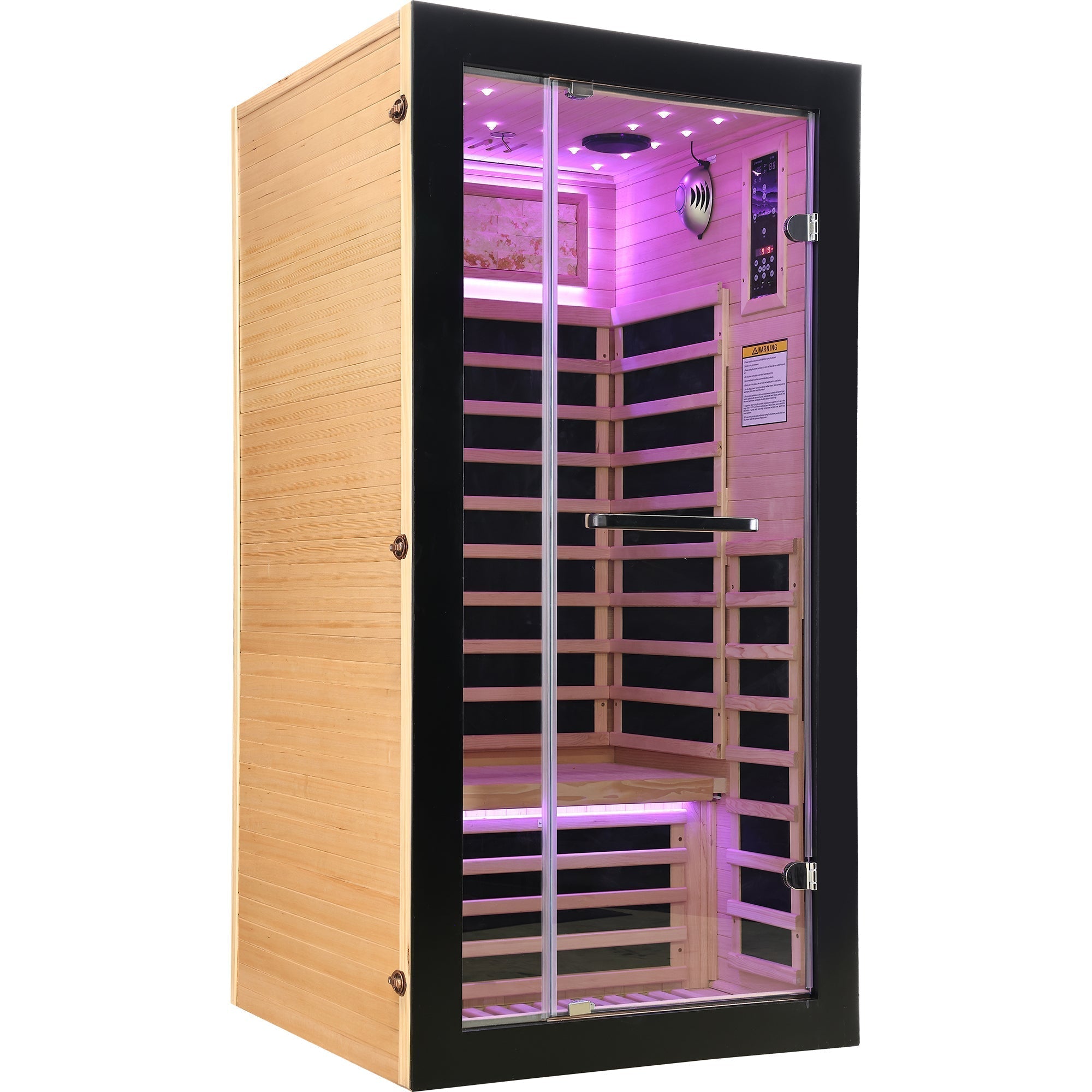Single-person starlight ceiling lighting sauna - The Vitality Estate