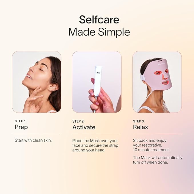 Solawave Red Light Therapy Mask for Face | Red & Near-Infrared Led Light Device | Reduces Appearance of Fine Lines & Wrinkles | Improves Firmness, Elasticity, & Texture | 10-Min Anti-Aging Treatment - The Vitality Estate
