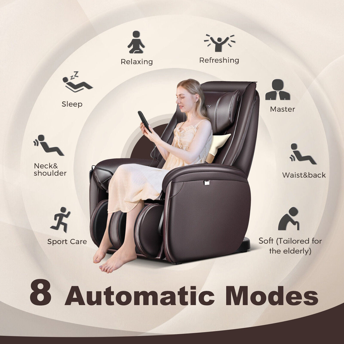 Soothe 26 - Full Body Zero Gravity Massage Chair with Pillow - The Vitality Estate