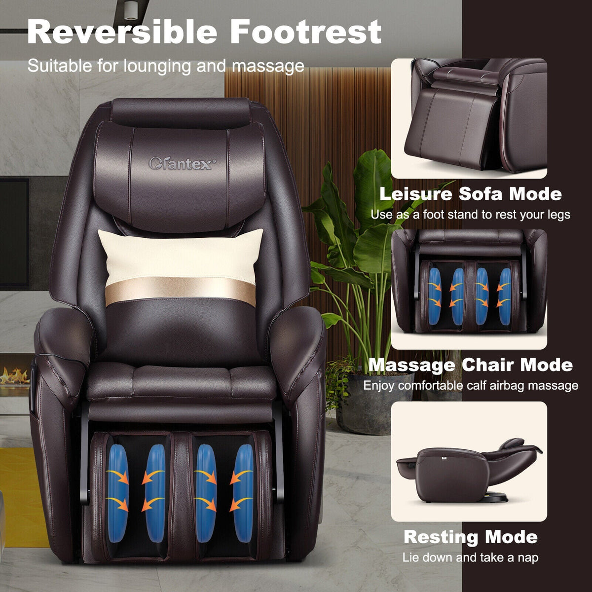 Soothe 26 - Full Body Zero Gravity Massage Chair with Pillow - The Vitality Estate