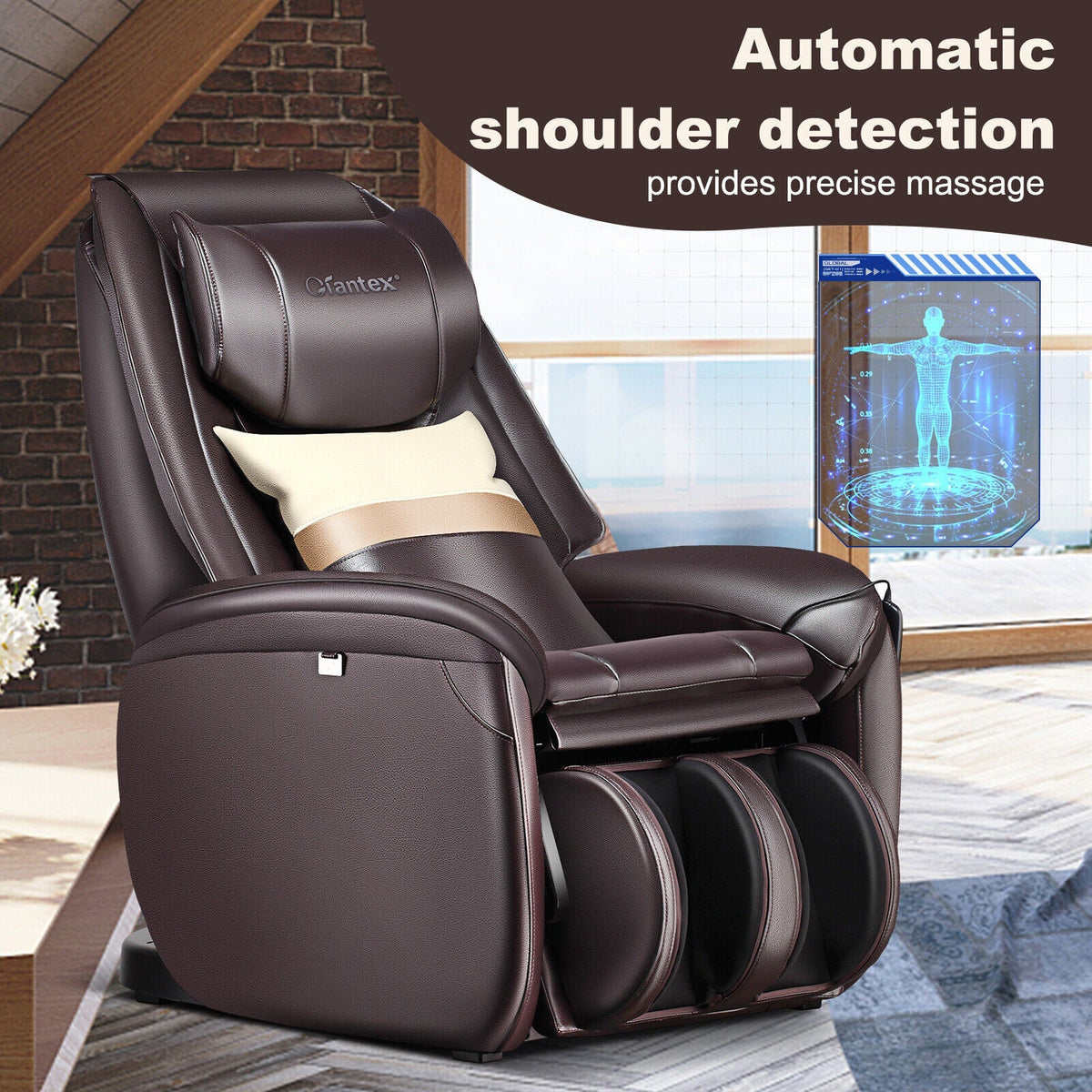 Soothe 26 - Full Body Zero Gravity Massage Chair with Pillow - The Vitality Estate