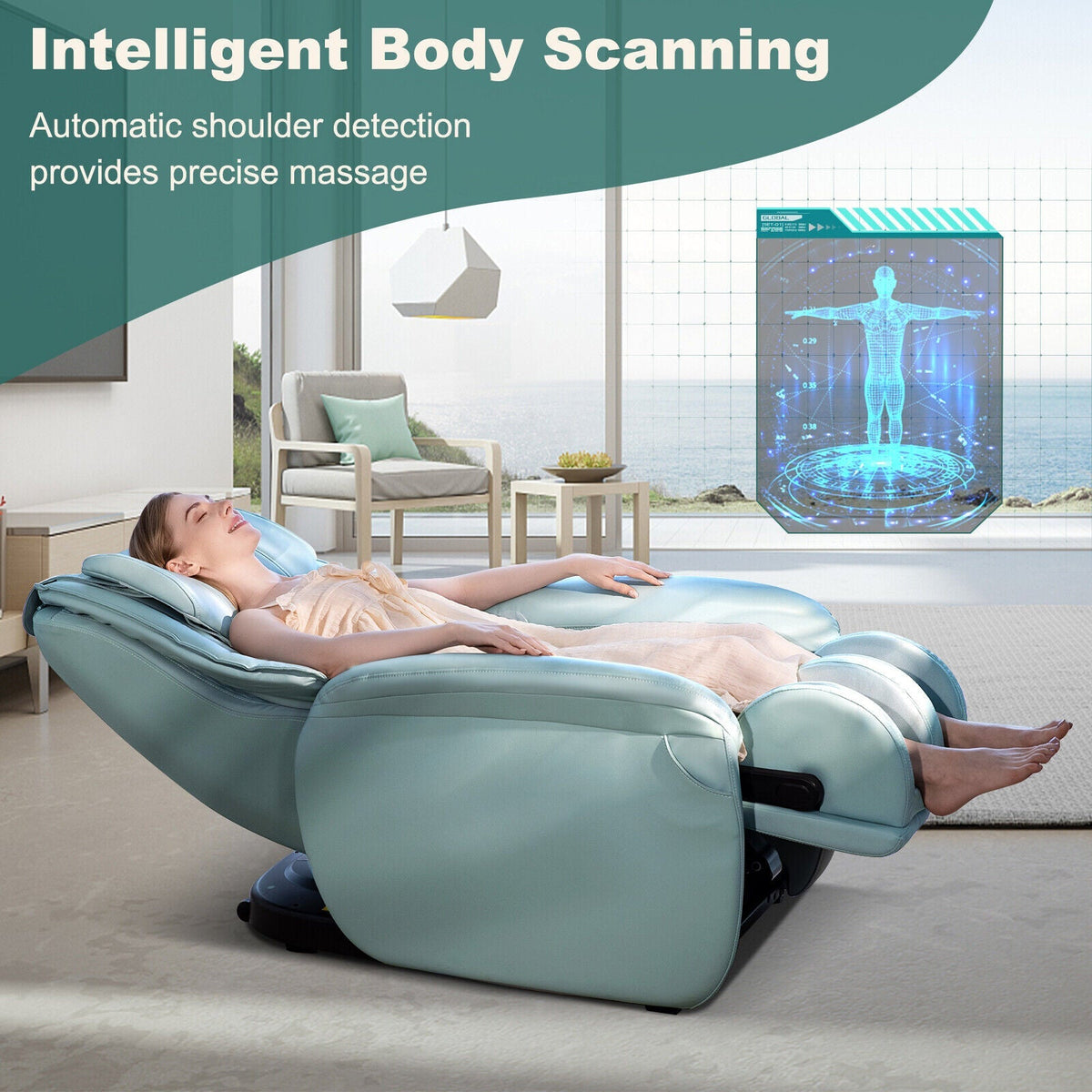 Soothe 26 - Full Body Zero Gravity Massage Chair with Pillow - The Vitality Estate