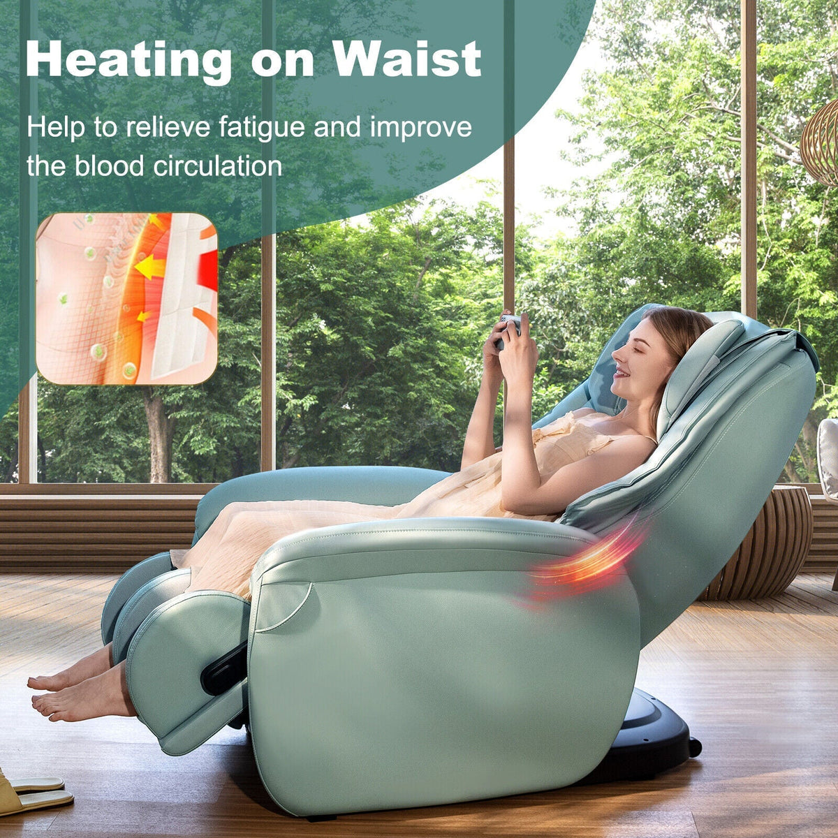Soothe 26 - Full Body Zero Gravity Massage Chair with Pillow - The Vitality Estate