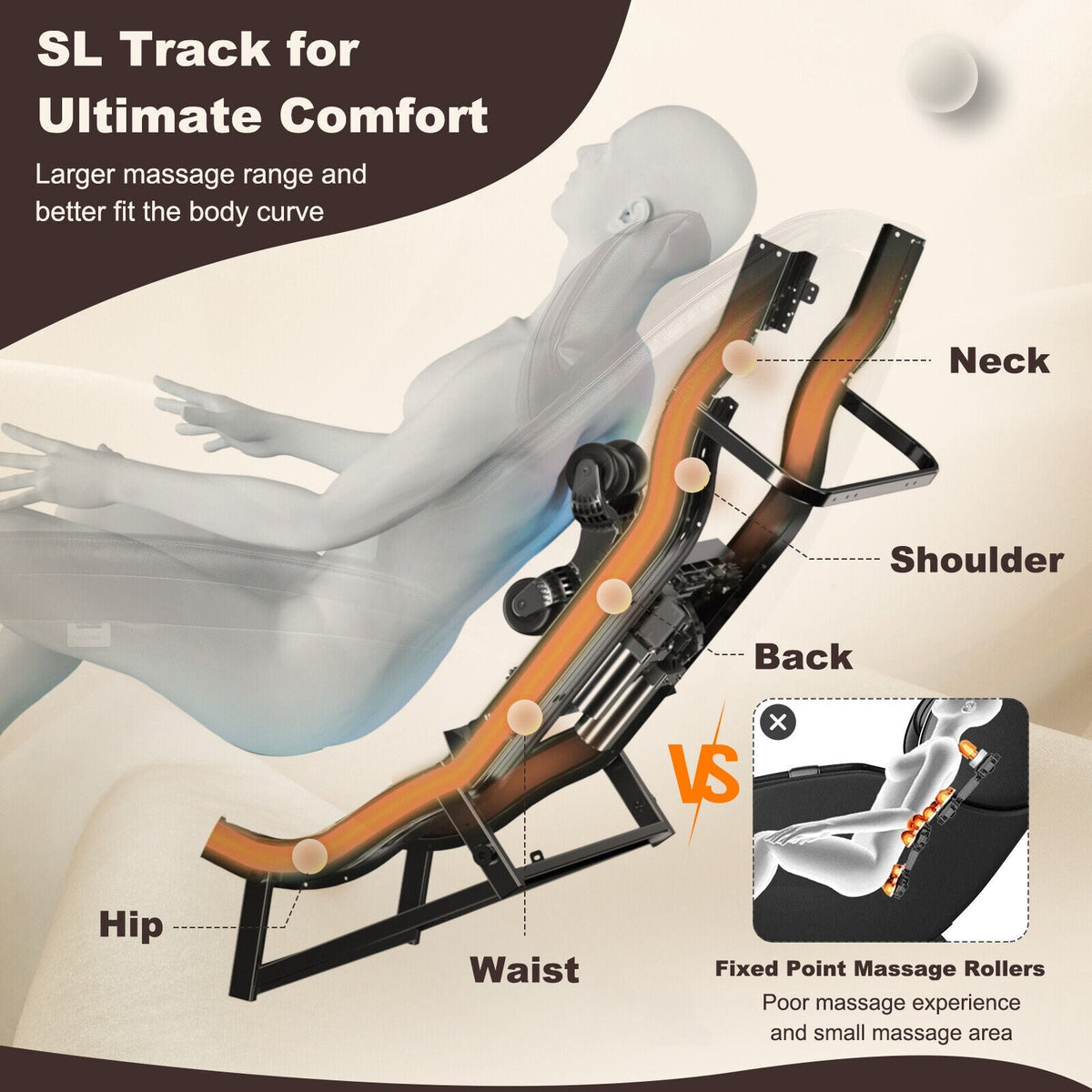 Soothe 26 - Full Body Zero Gravity Massage Chair with Pillow - The Vitality Estate