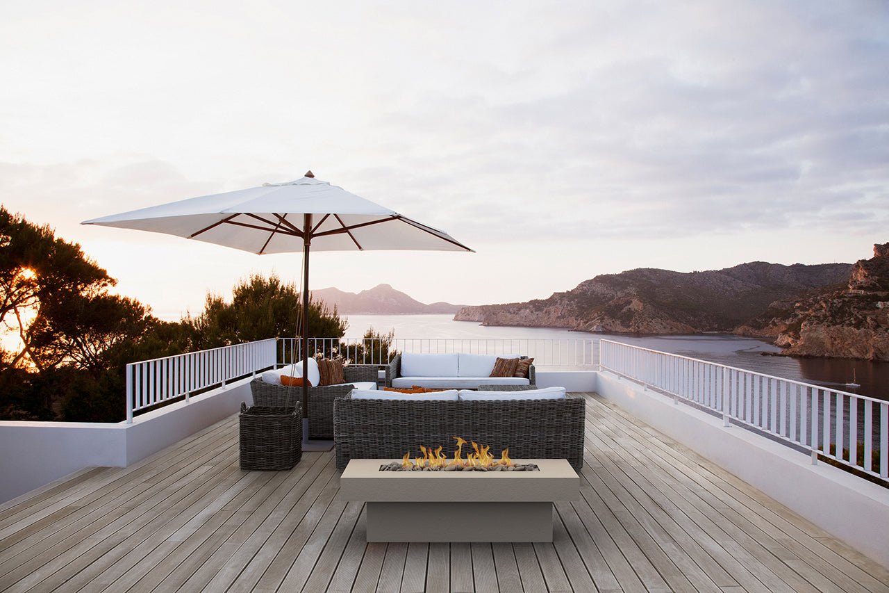 Terraza | Concrete Fire Pit Table - The Vitality Estate