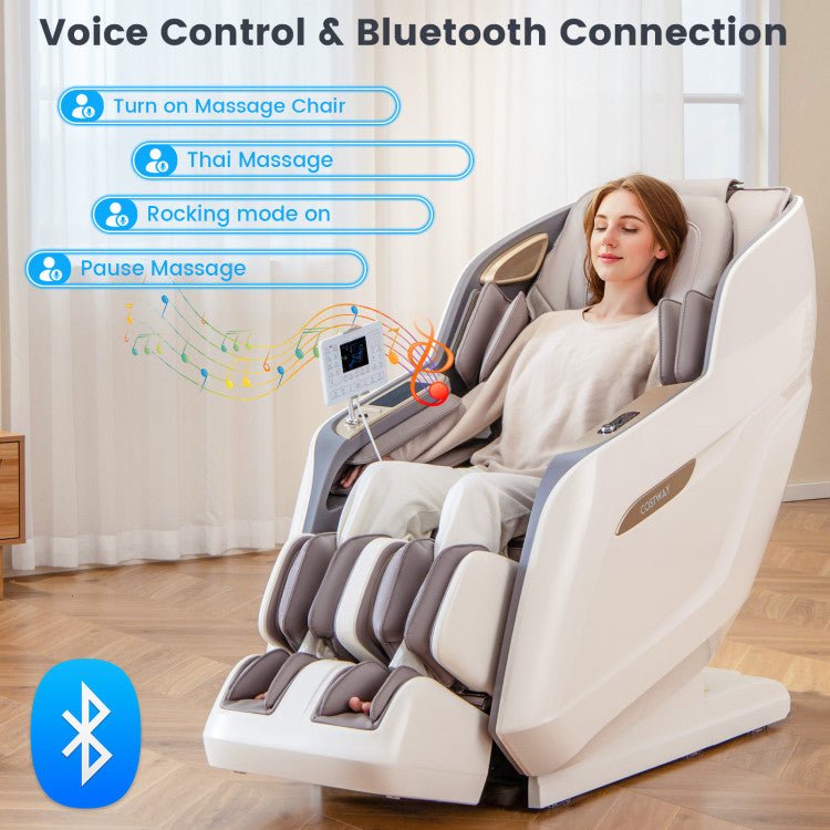 Therapy 36-New 3D Model-SL Track Massage Chair with Airbags Waist and Calves Heating Foot Rollers - The Vitality Estate