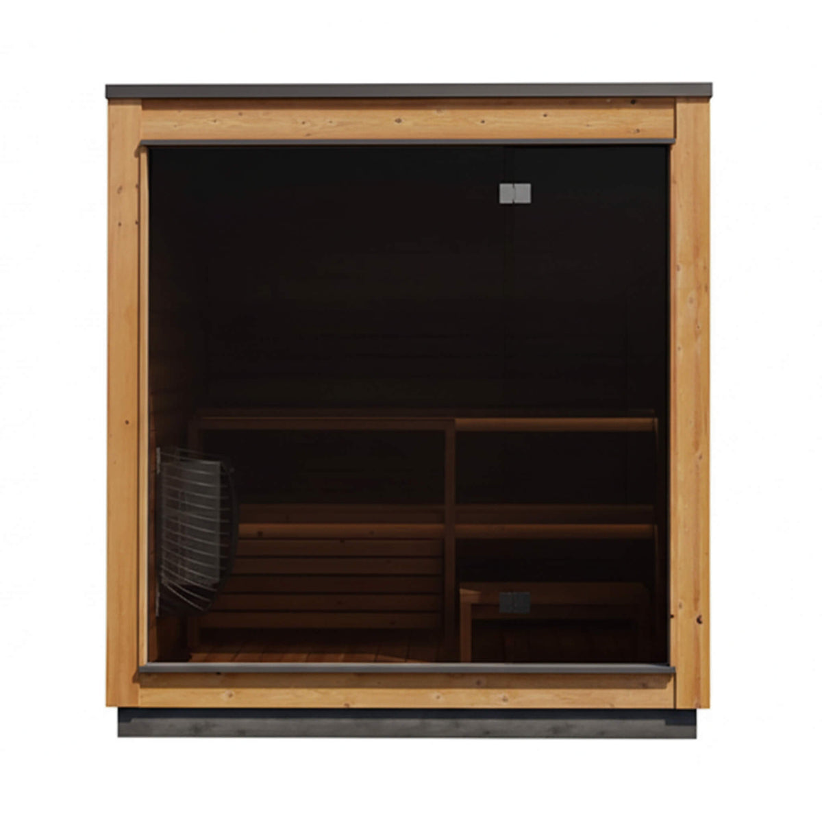 ThermaSol Nordic Dawn 4-Person Fully-Assembled Outdoor Sauna Cabin [Made-To-Order] [14-KIR-4555] (SAK82057) - The Vitality Estate